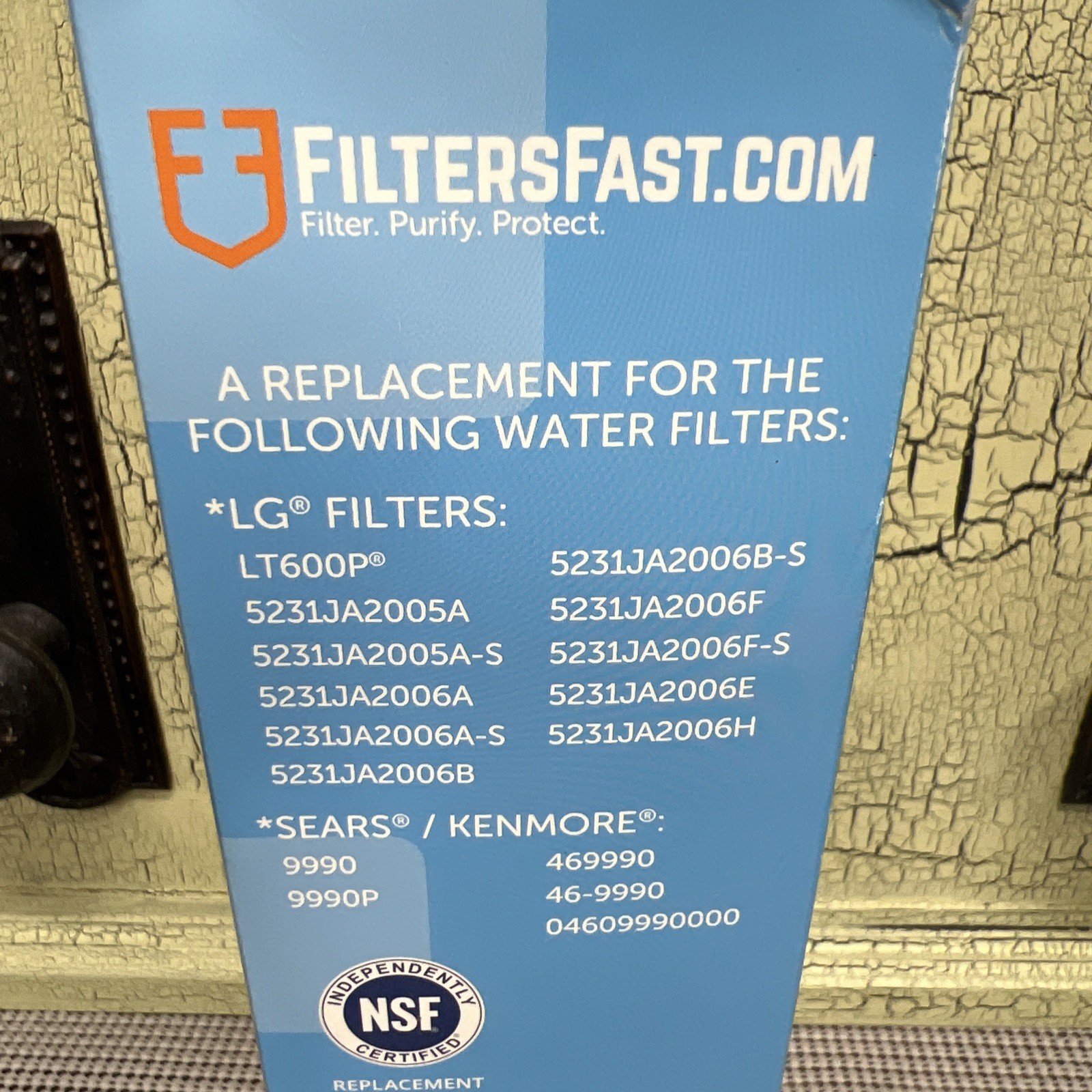 FilterFast Replacement Filter, Compatible w/ LG LT600P, Kenmore 469990, NEW