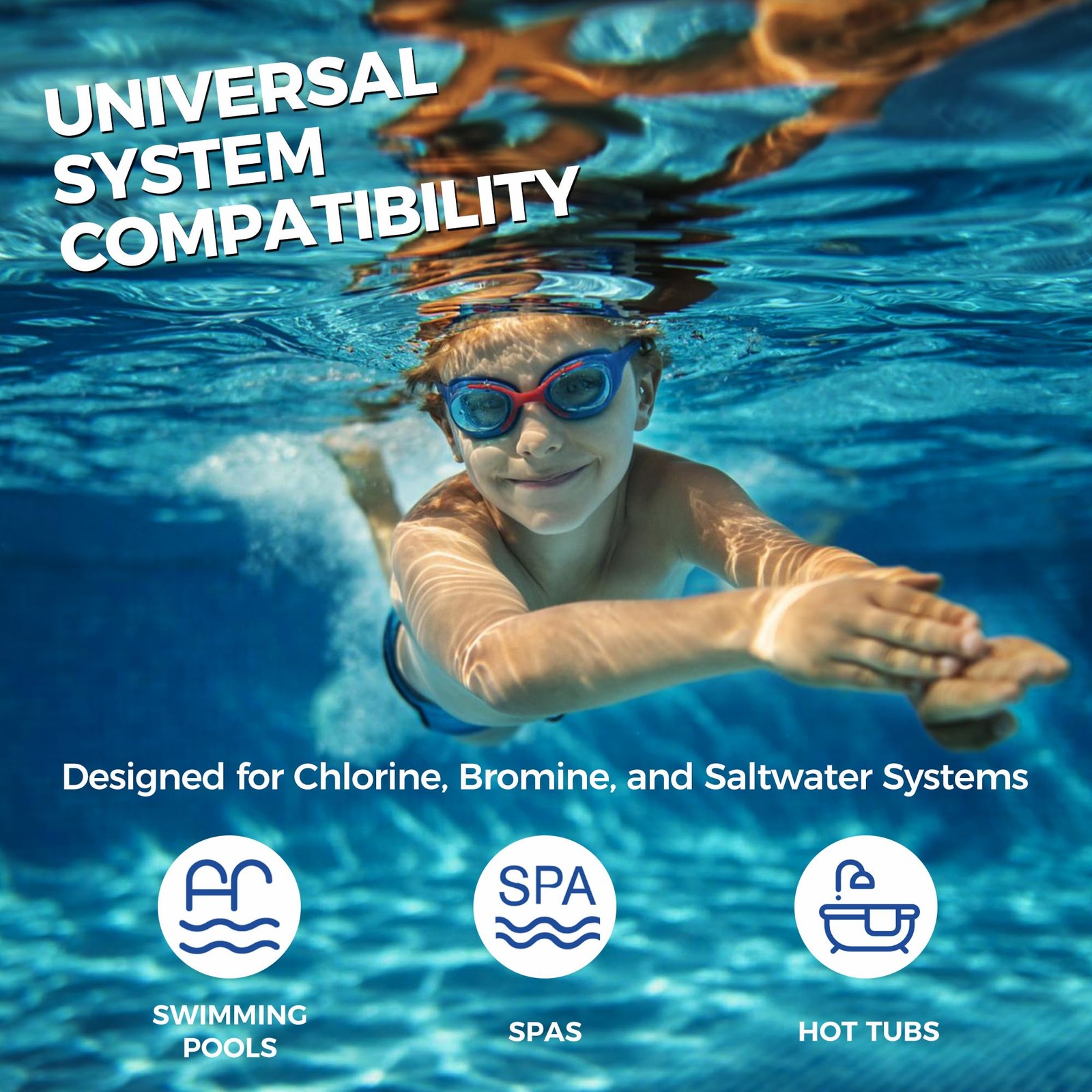 8-in-1 Pool and Spa Test Strips – Individually Sealed (10 Packs of…