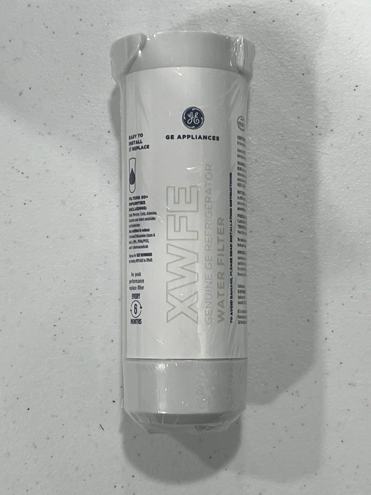 GE XWFE Refrigerator Water Filter – White NO CHIP
