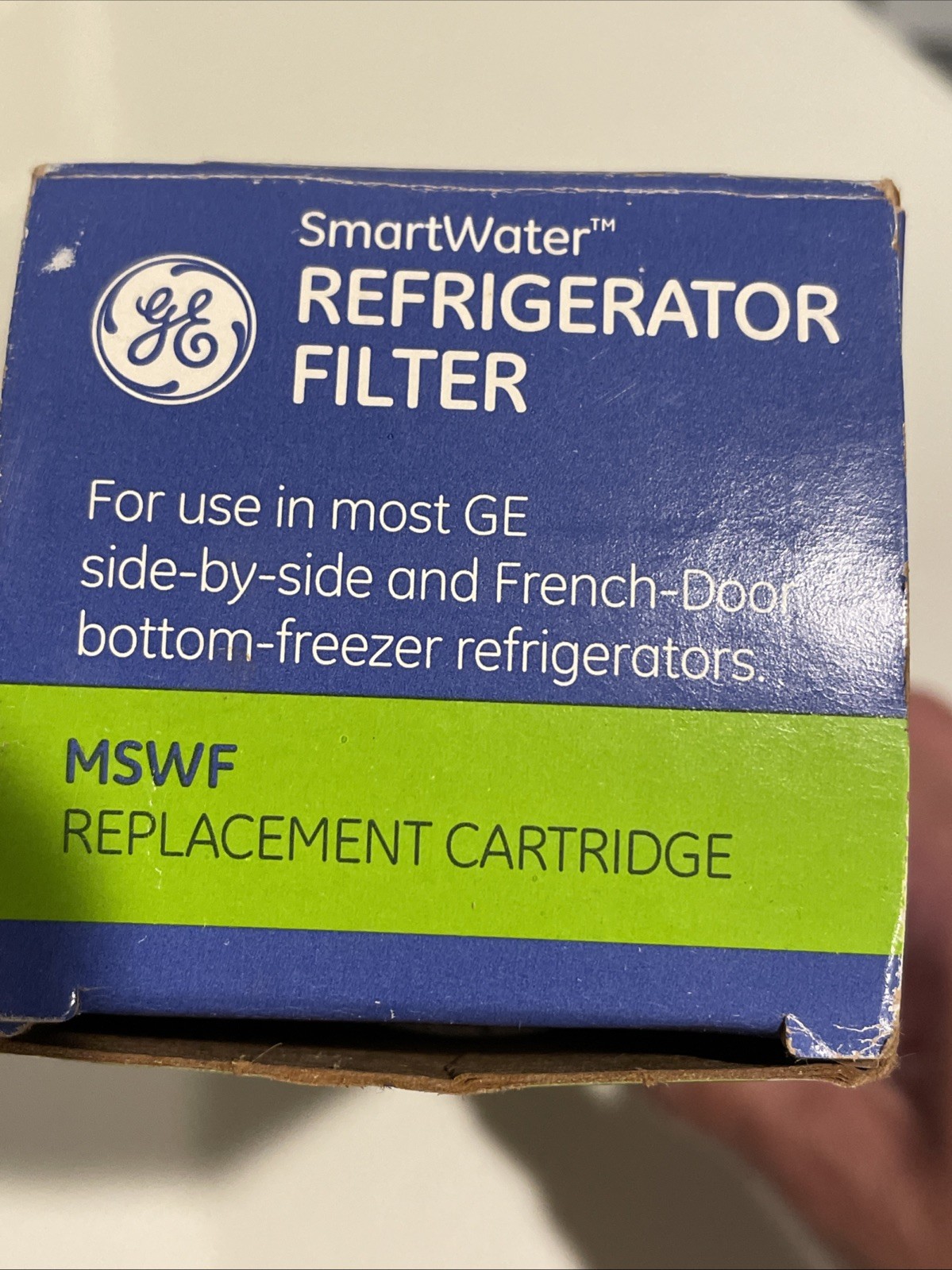 GE SmartWater MSWF Refrigerator Replacement Cartridge Water Filter