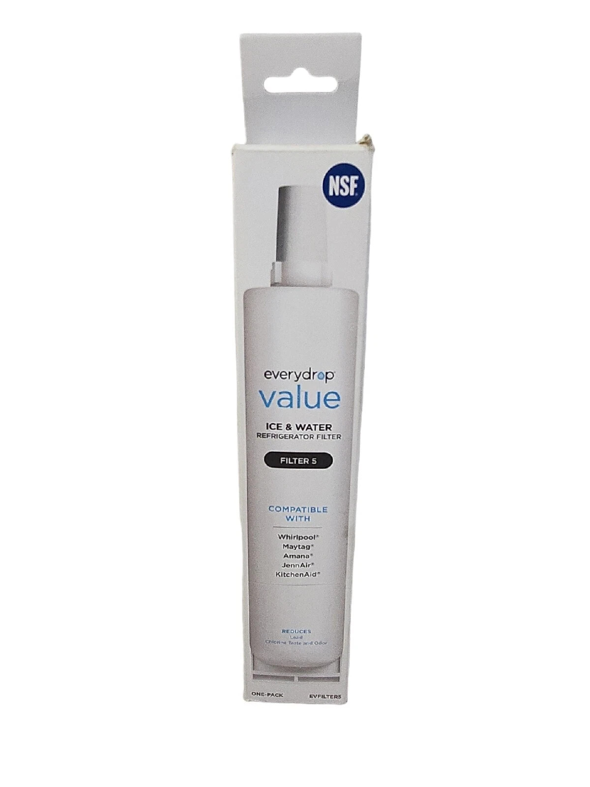 NEW Everydrop Value Ice & Water Refrigerator Filter 5 Model PWF-NL240V (200 Gal)