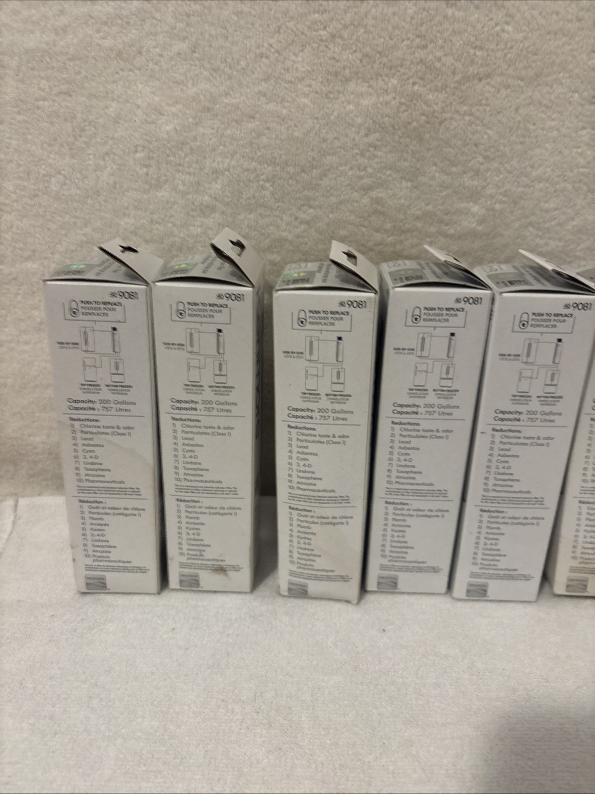 7 Pack Kenmore 46-9081 Replacement Refrigerator Water Filter. NEW SEALED