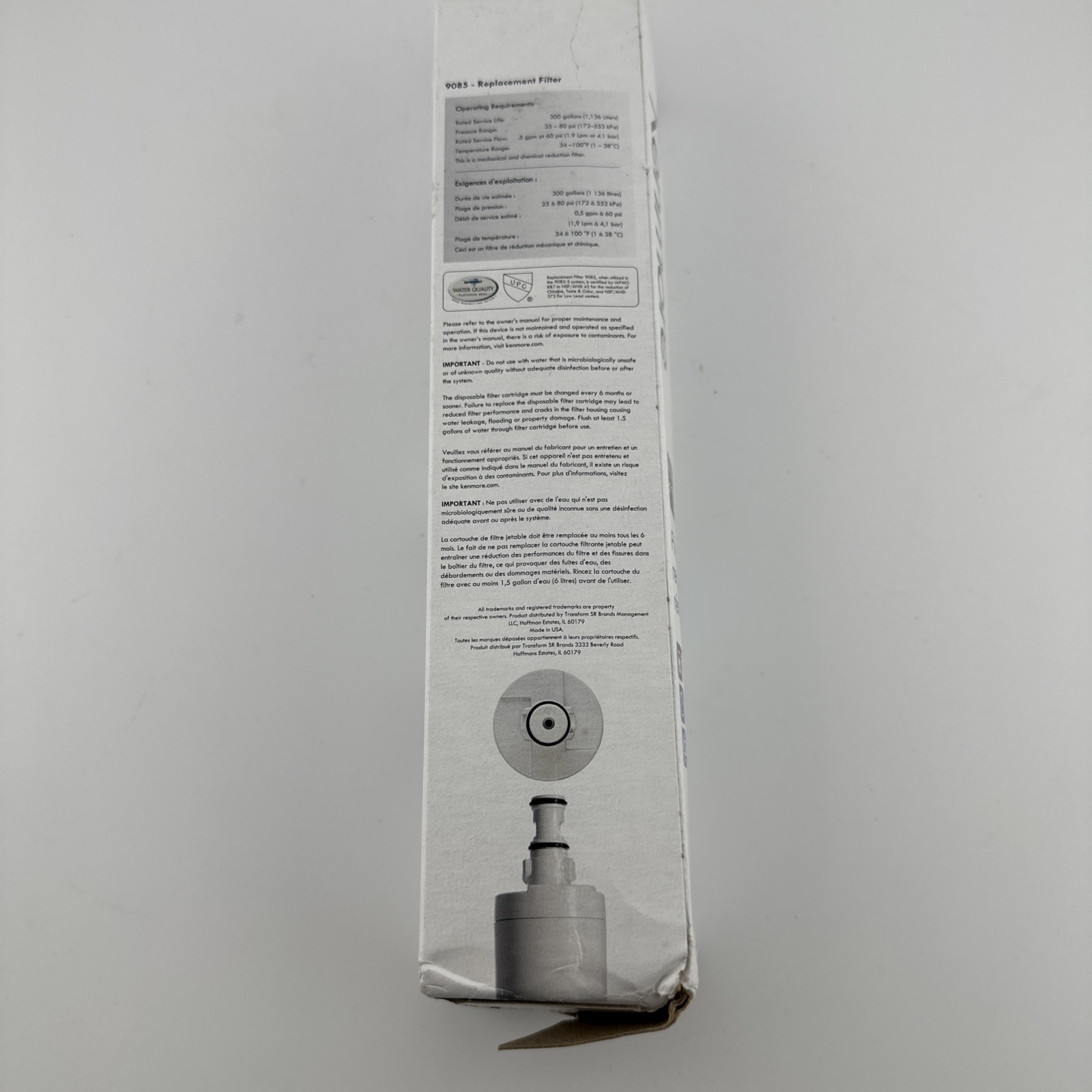 Kenmore 9085 Replacement Refrigerator Filter New Sealed