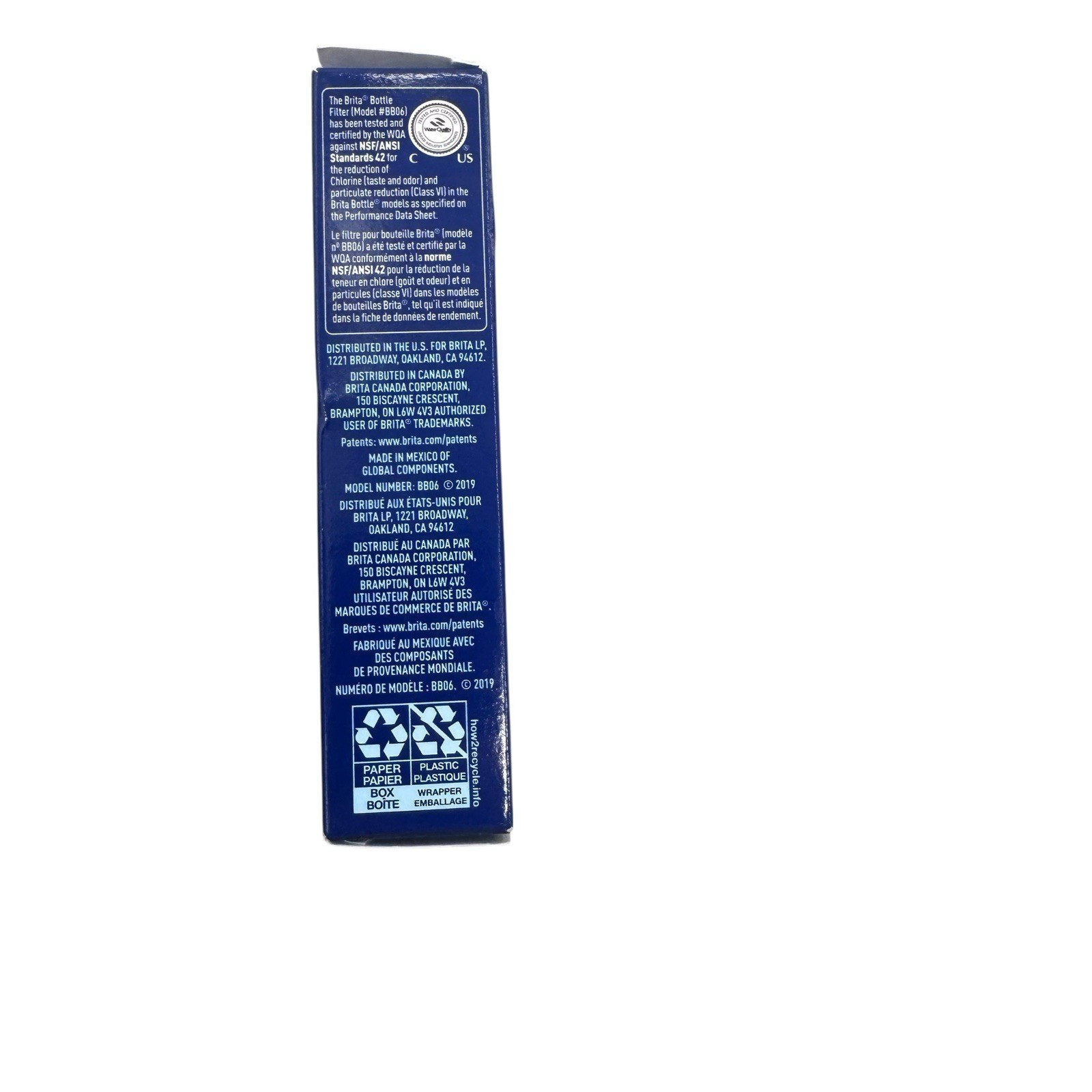 BRITA Bottle Replacement 3 Filters 6 Months Pack Filters NEW