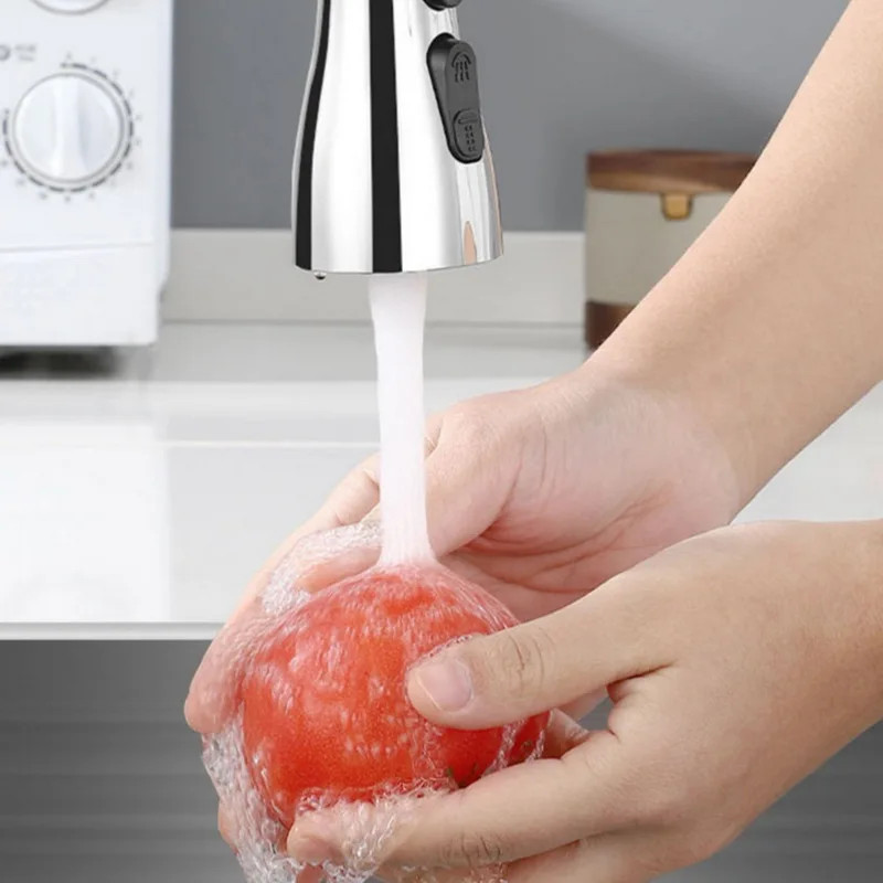 Universal 360 Rotate Kitchen Faucet Extender Aerator Splash Filter Tap