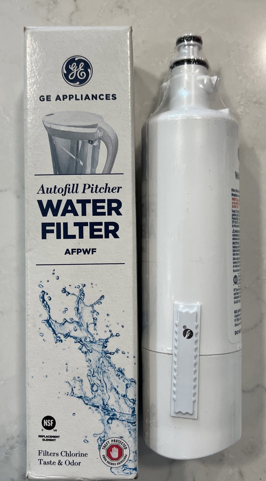 GE AutoFill Pitcher Refrigerator Water Filter 170 Gallons/6 months, AFPWF