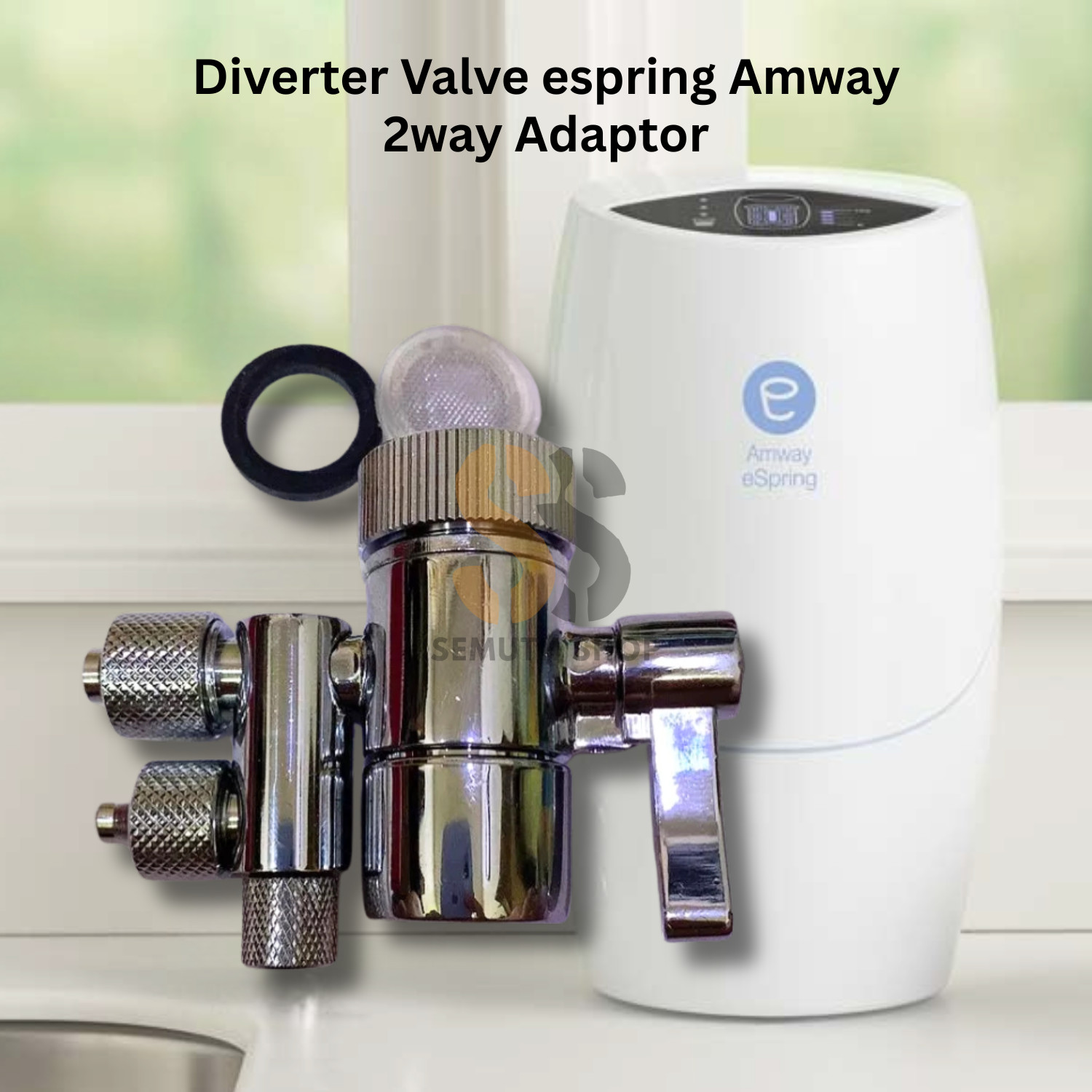 Diverter Valve Spring Amway Two Way Faucet for 3/8″ in & 2.5/8″ tubing out