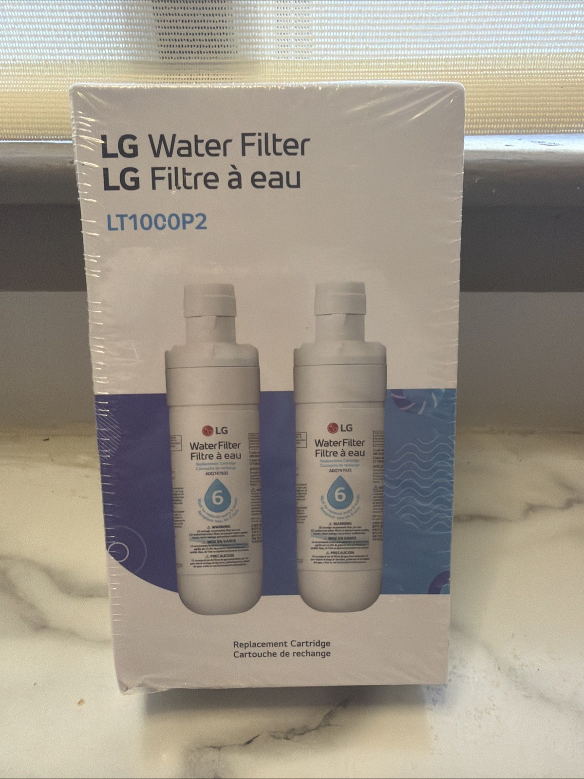 LG LT1000P2 6-Month / 200 Gallon Refrigerator Replacement Water Filter (2 PACK)