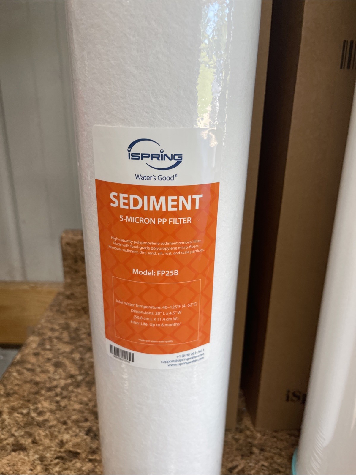 F3WGB32BM 4.5” X 20” 3-Stage Whole House Water Filter Set Replacement Pack with
