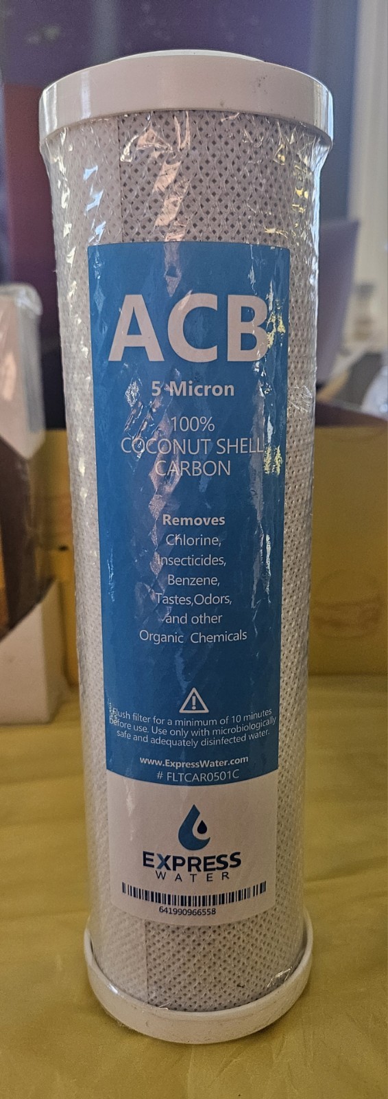 Express Water Activated Carbon Block ACB Water Filter Replacement -1 Pack- P