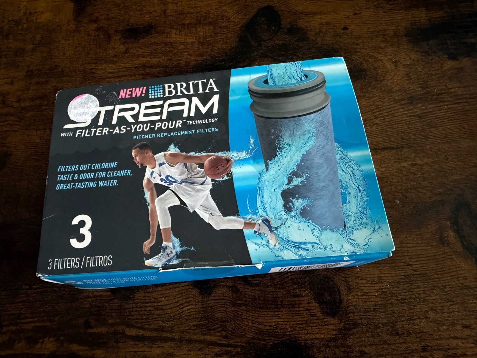 NEW Brita Stream Water Pitcher Replacement Filter, BPA Free, 3 Count