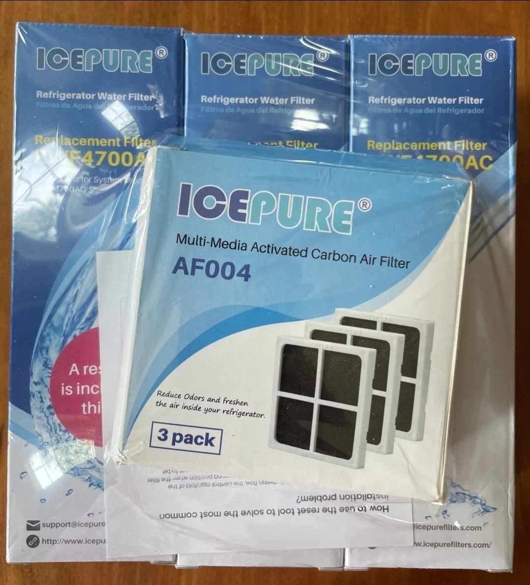 RWF4700AC Water Filter Fit for LT1000P, ADQ747935, LMXS28626D, LT1000PC 3PACK!