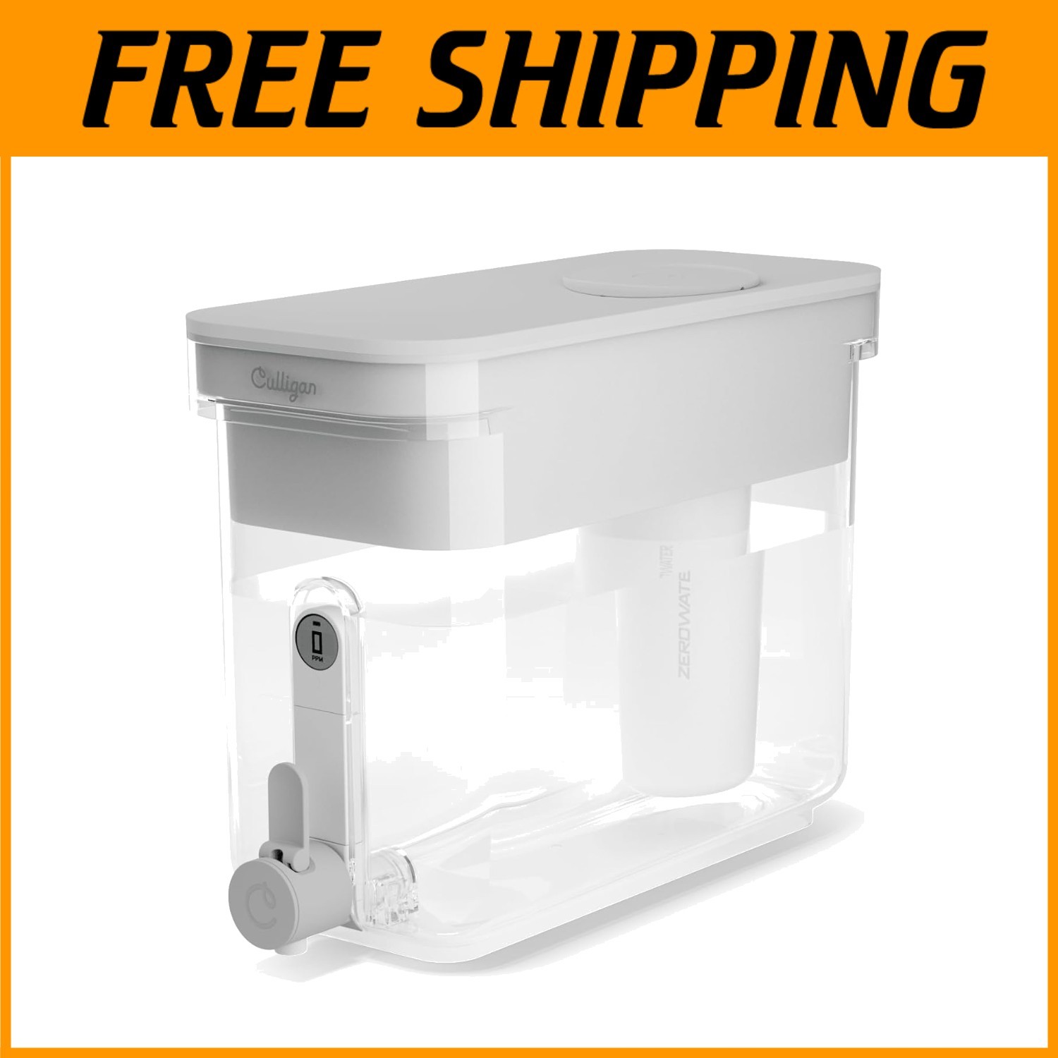 ZeroWater 32-Cup Water Filter Dispenser – 5-Stage Technology]