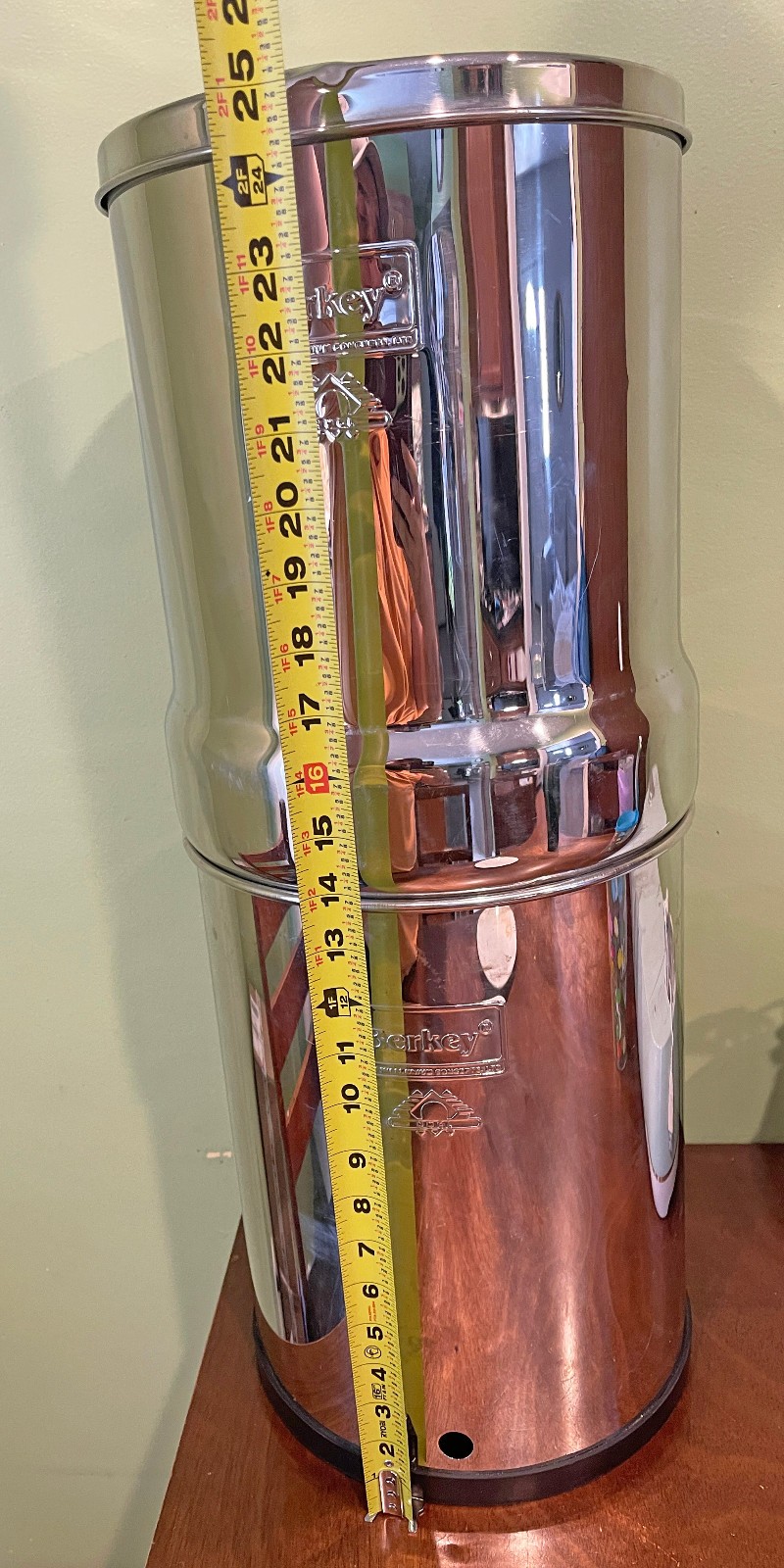 Imperial Berkey 4.5 Gallon Gravity Fed Water Filtration System No Filters Used