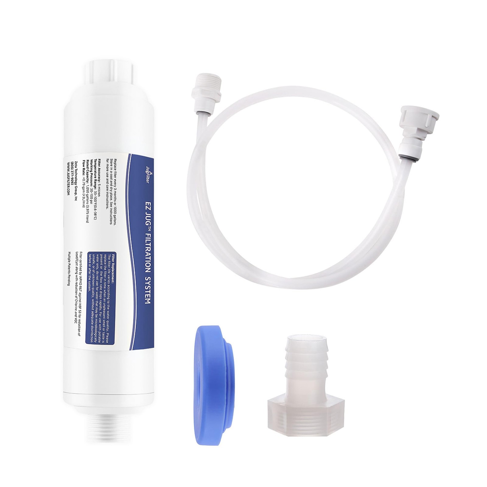 EZ Jug Water Filtration System – Certified by IAPMO R&T to NSF 53 Standards |…
