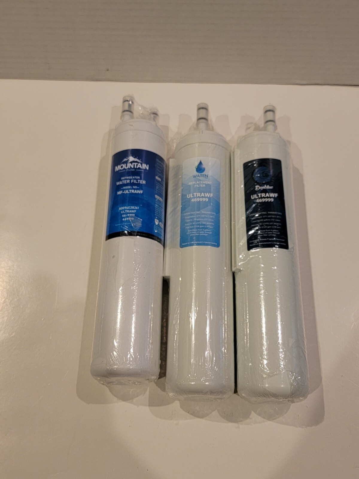 ULTRAWF 469999 Refrigerator Replacement Filters (3 Filters Various Brands)