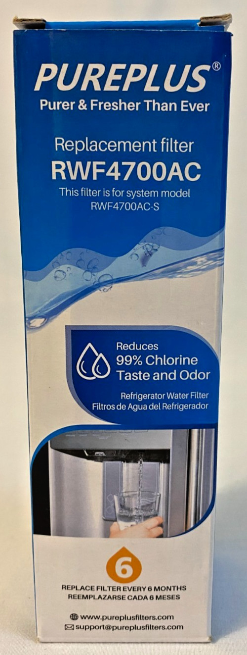 PUREPLUS RWF4700AC Refrigerator Water Filter Replacement for LG Kenmore