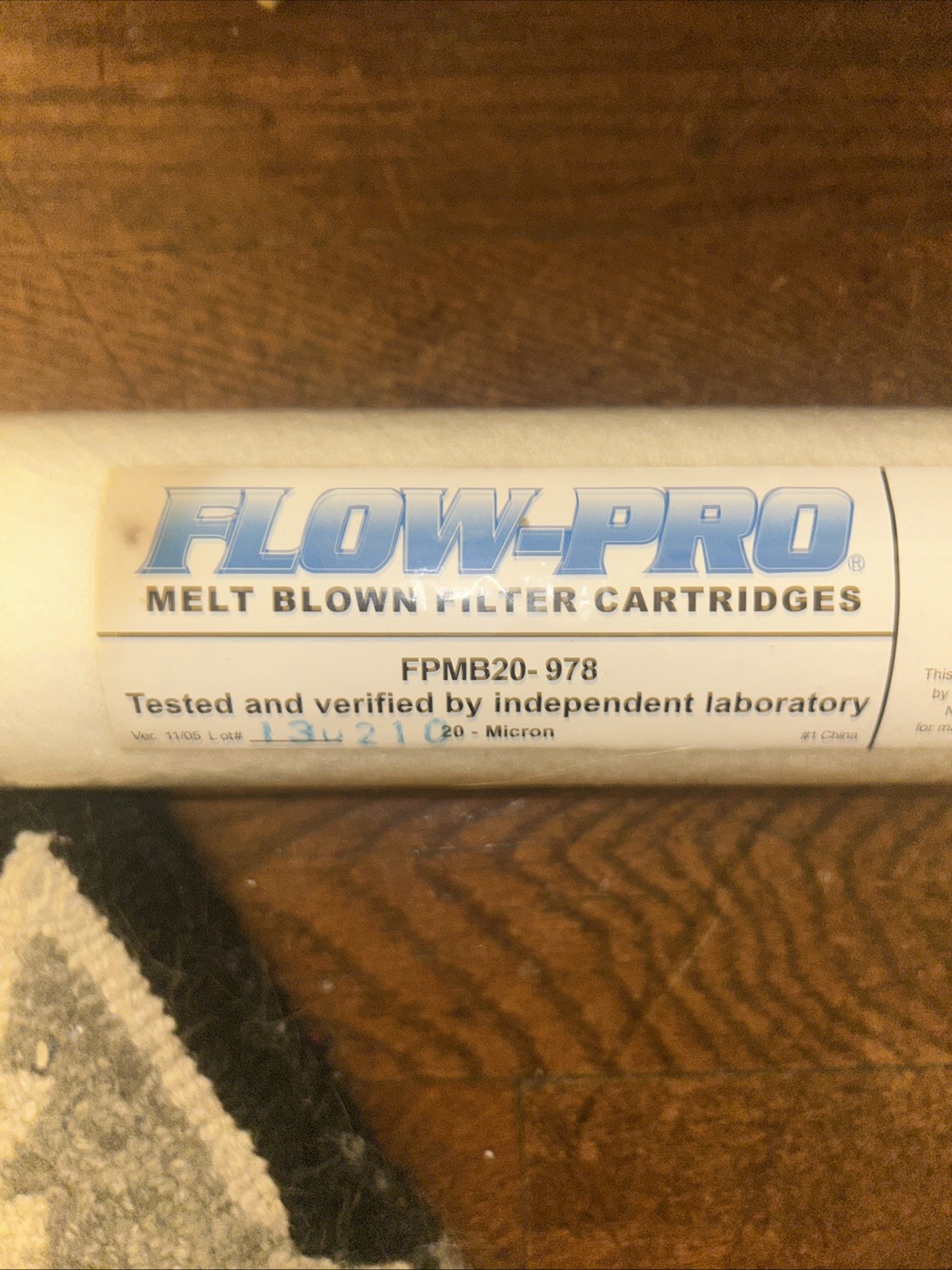 FLOW-PRO-5 PACK (5 In Each Order) Melt Blown Filter Cartridge Model [FPMB20-978]