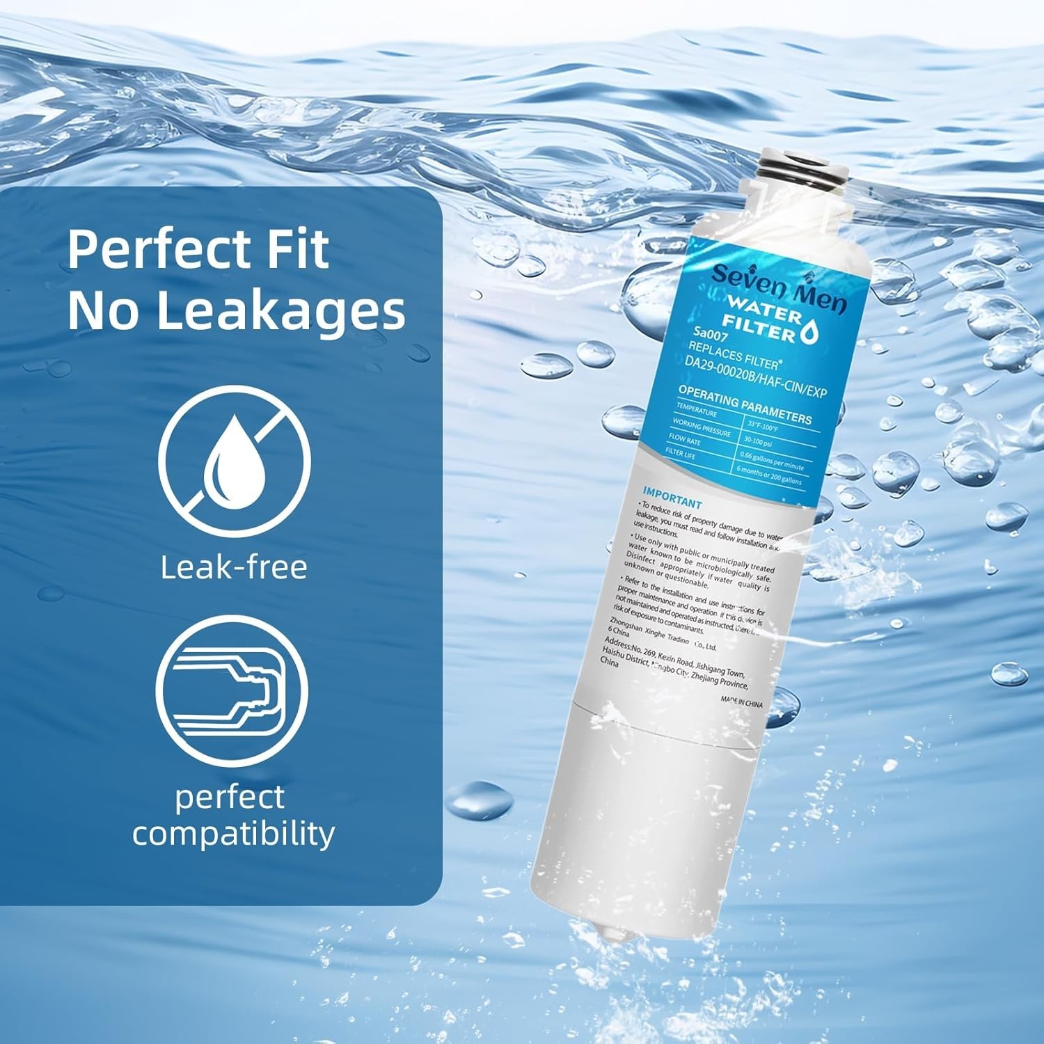 Coconut Carbon DA29-00020B Water Filter – Fits Various Samsung Models