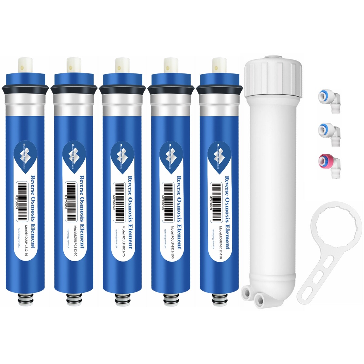 36/50/75/100/150 GPD RO Membrane Under Sink Reverse Osmosis System Water Filter