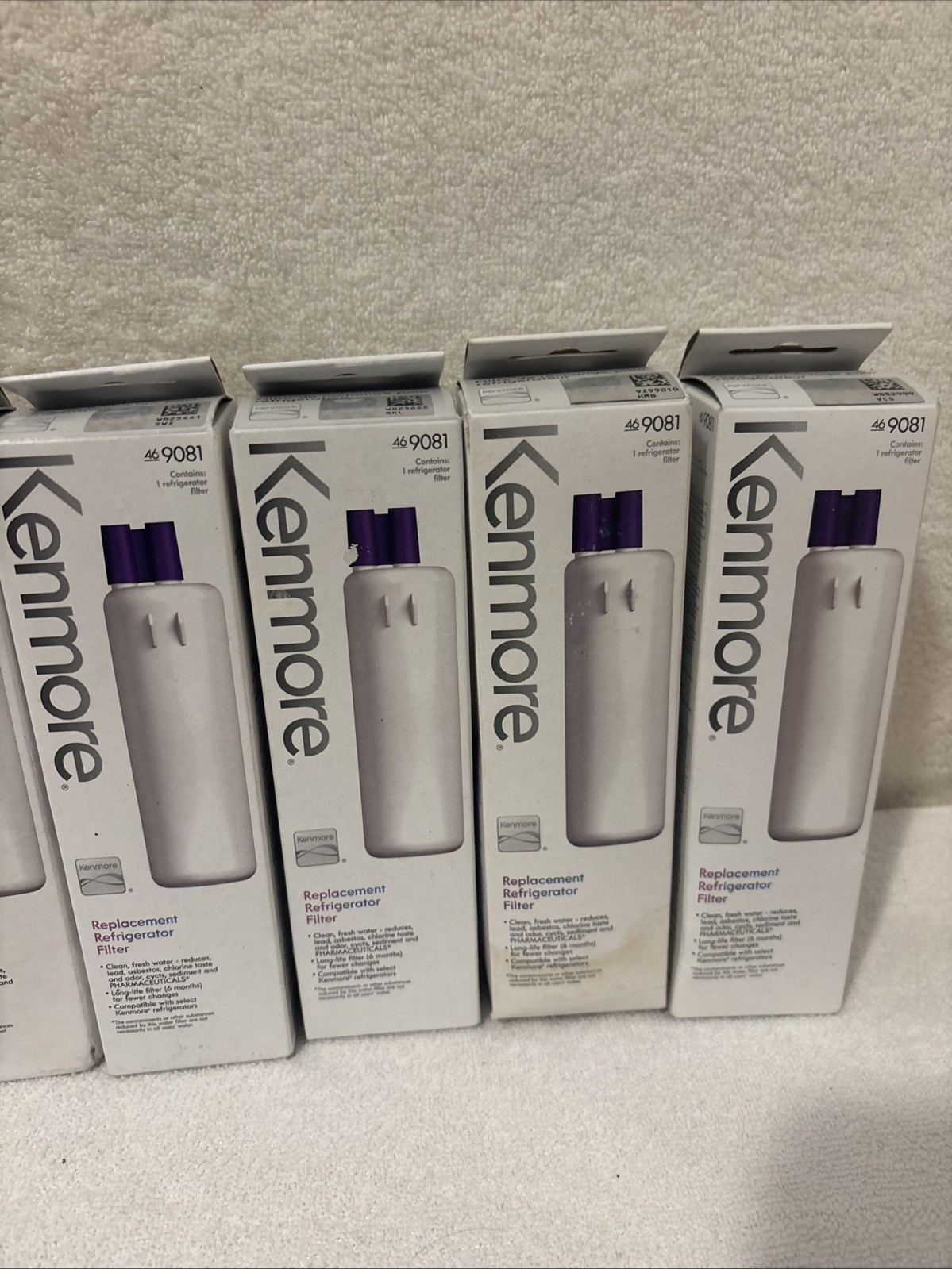 7 Pack Kenmore 46-9081 Replacement Refrigerator Water Filter. NEW SEALED