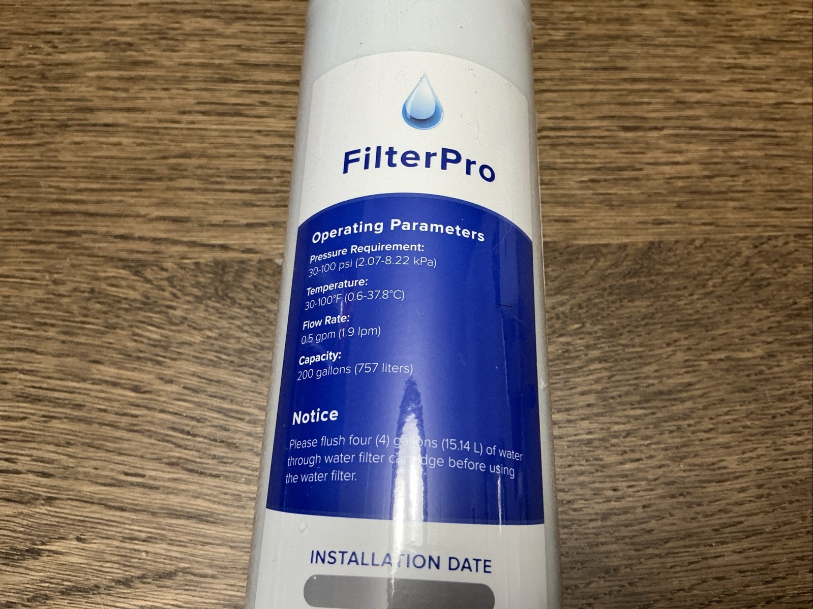 FilterPro 46-9999 200 Gallon Refrigerator Water Filter New Sealed