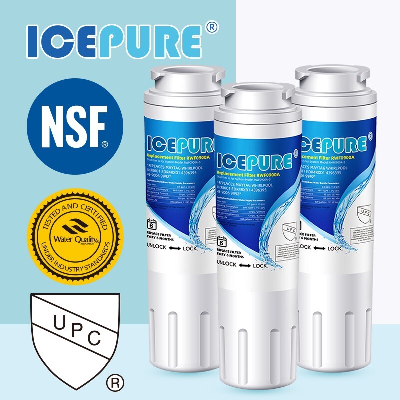 Fit For Maytag UKF8001 Filter 4 UKF8001AXX-750 UKF8001AXX-200 Water Filter 3 PCS