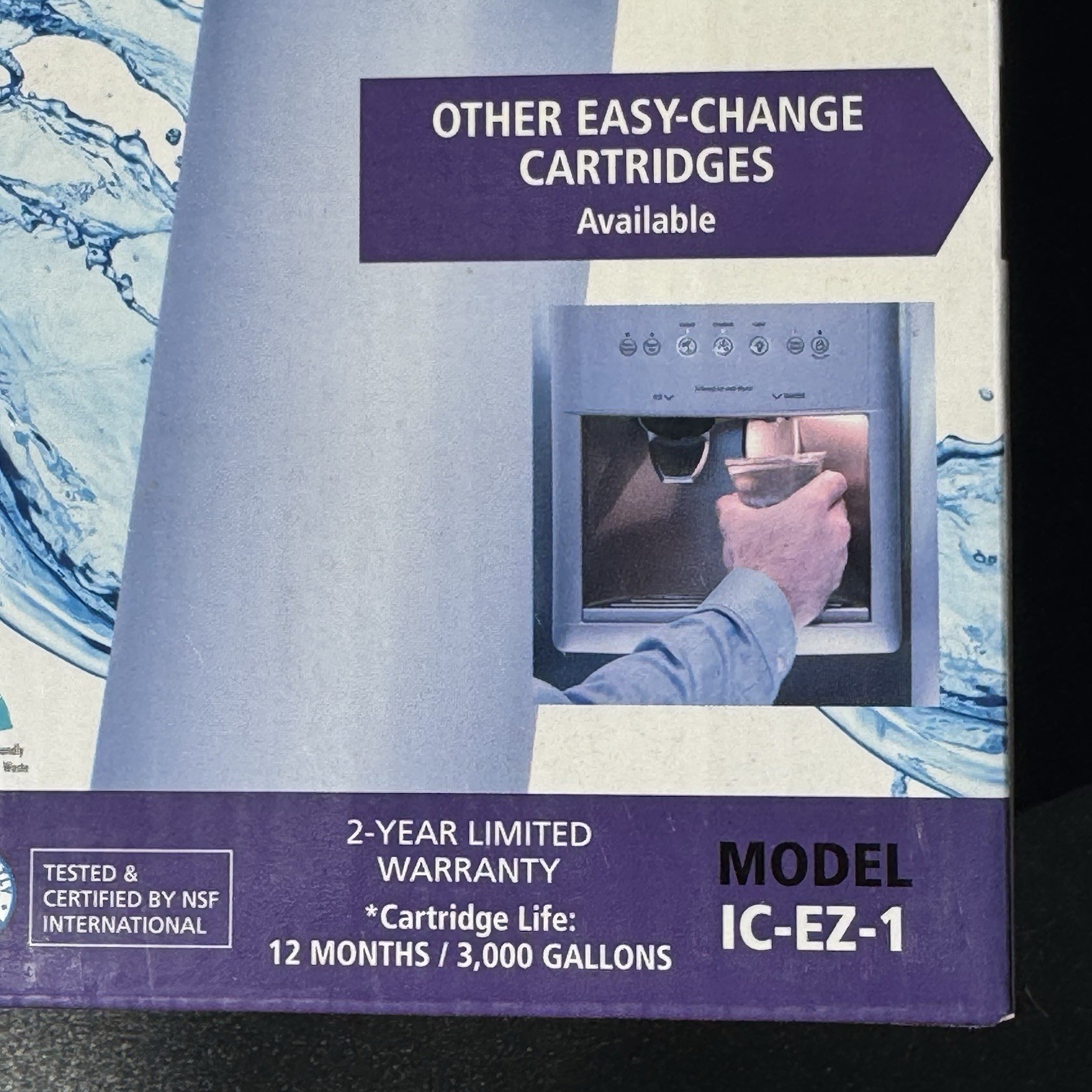 Culligan IC-EZ-1 Basic Filtration Icemaker and Refrigerator Filter Genuine New