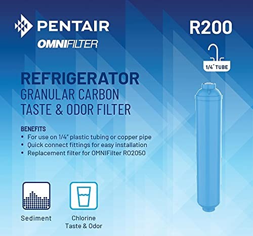OMNIFilter R200 Inline Water Filter for 1 Count (Pack of 1), Blue