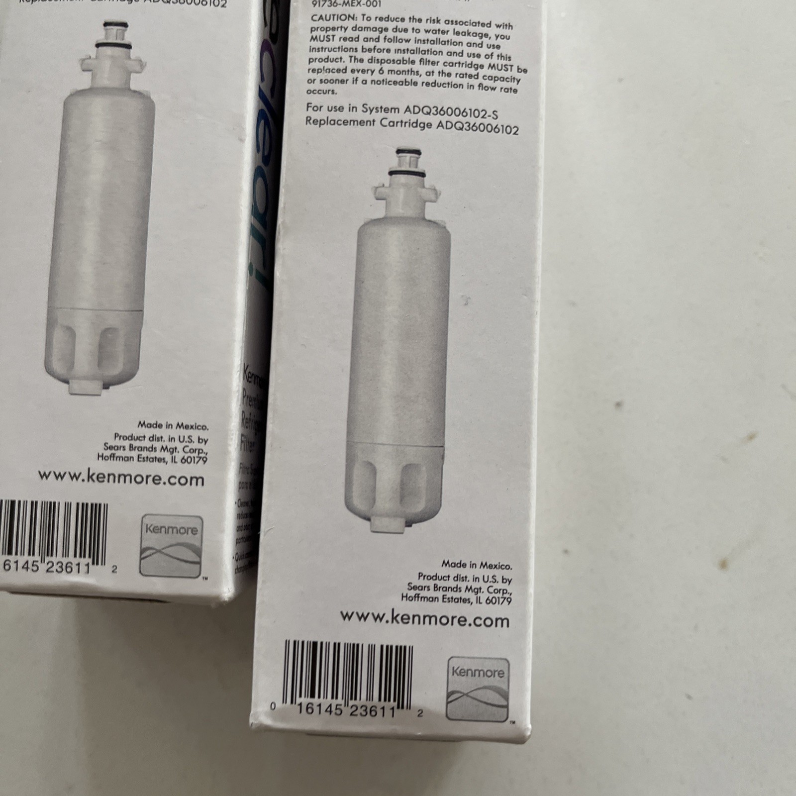 Kenmore Clear Replacement Refrigerator Water Filter 46-9990 Set of 2 – Brand New