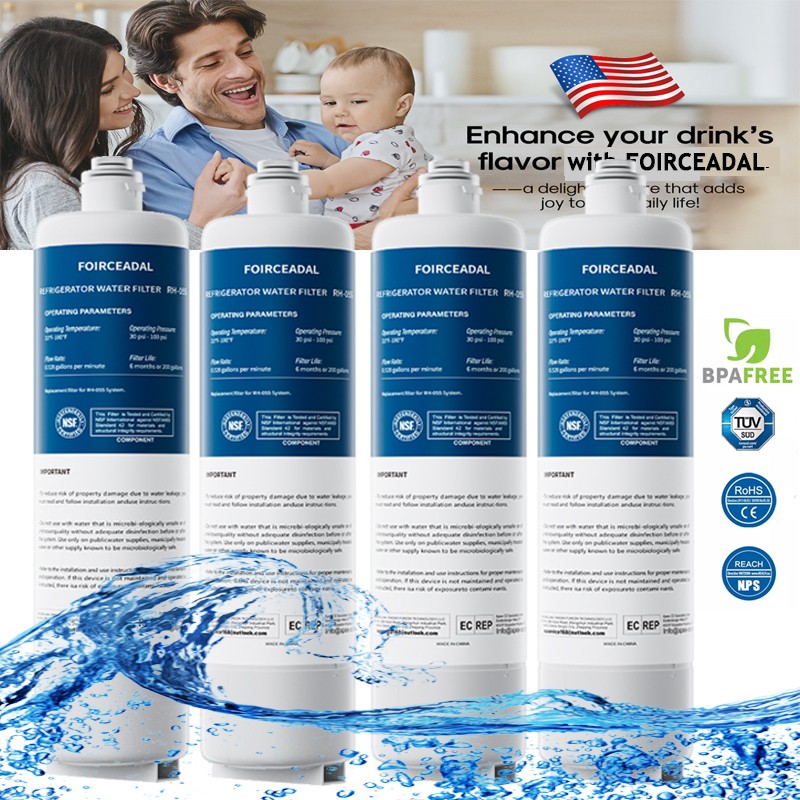 4x/2x For Bosch Ultra Clarity Pro BORPLFTR55 Refrigerator Water Filter WFC100MF