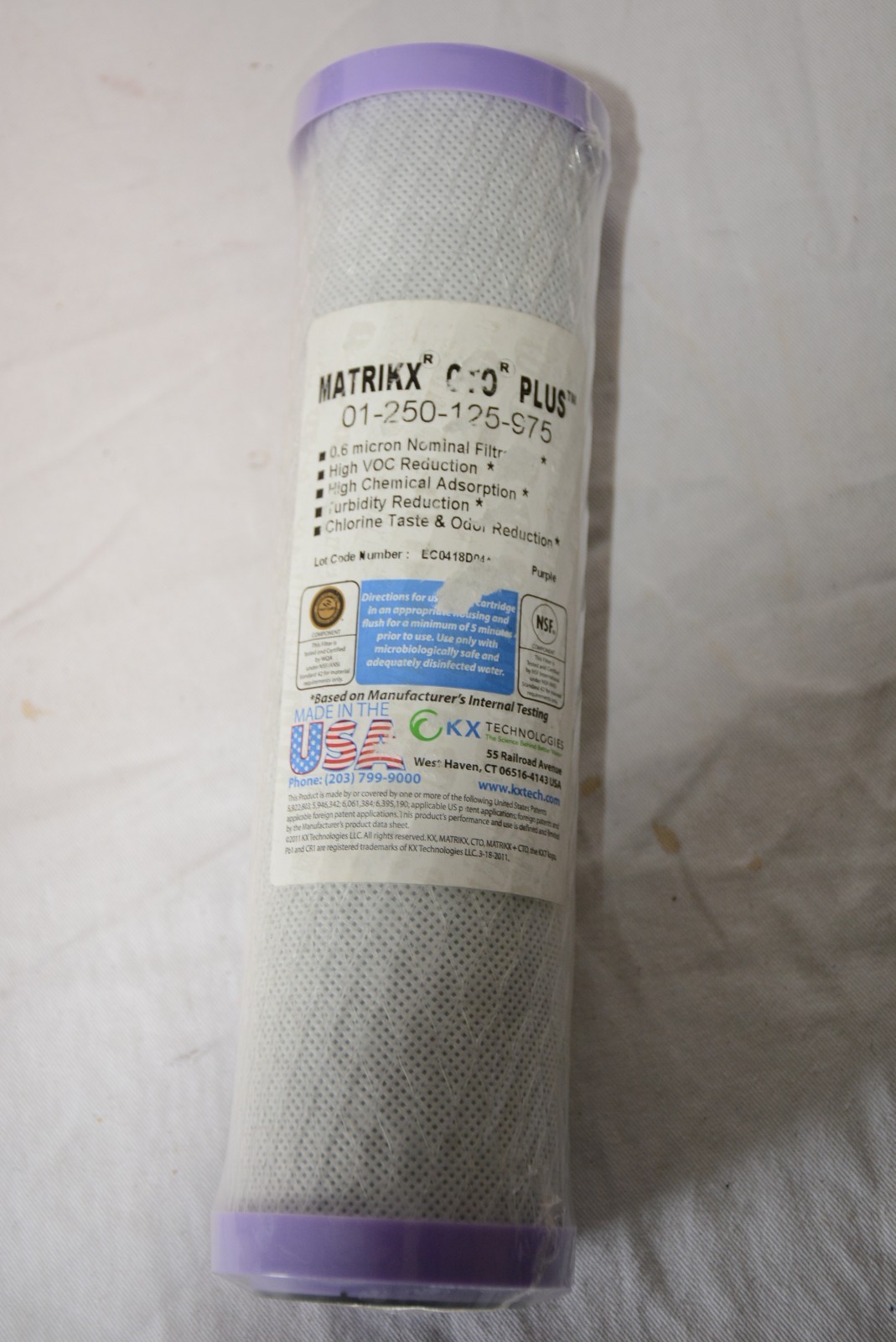 Matrikx 01-250-10-MATRIKX CTO 1-Micron 2.5″ X 10″