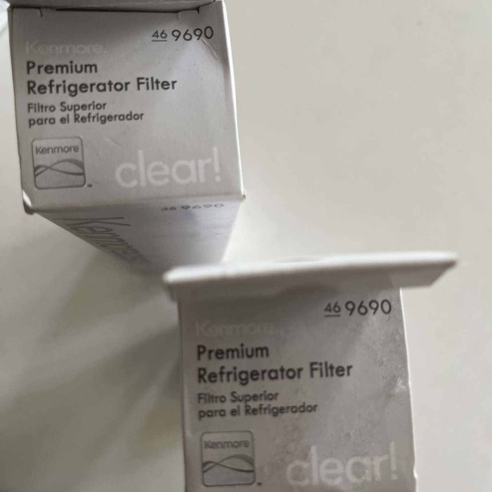 Kenmore Clear Replacement Refrigerator Water Filter 46-9990 Set of 2 – Brand New