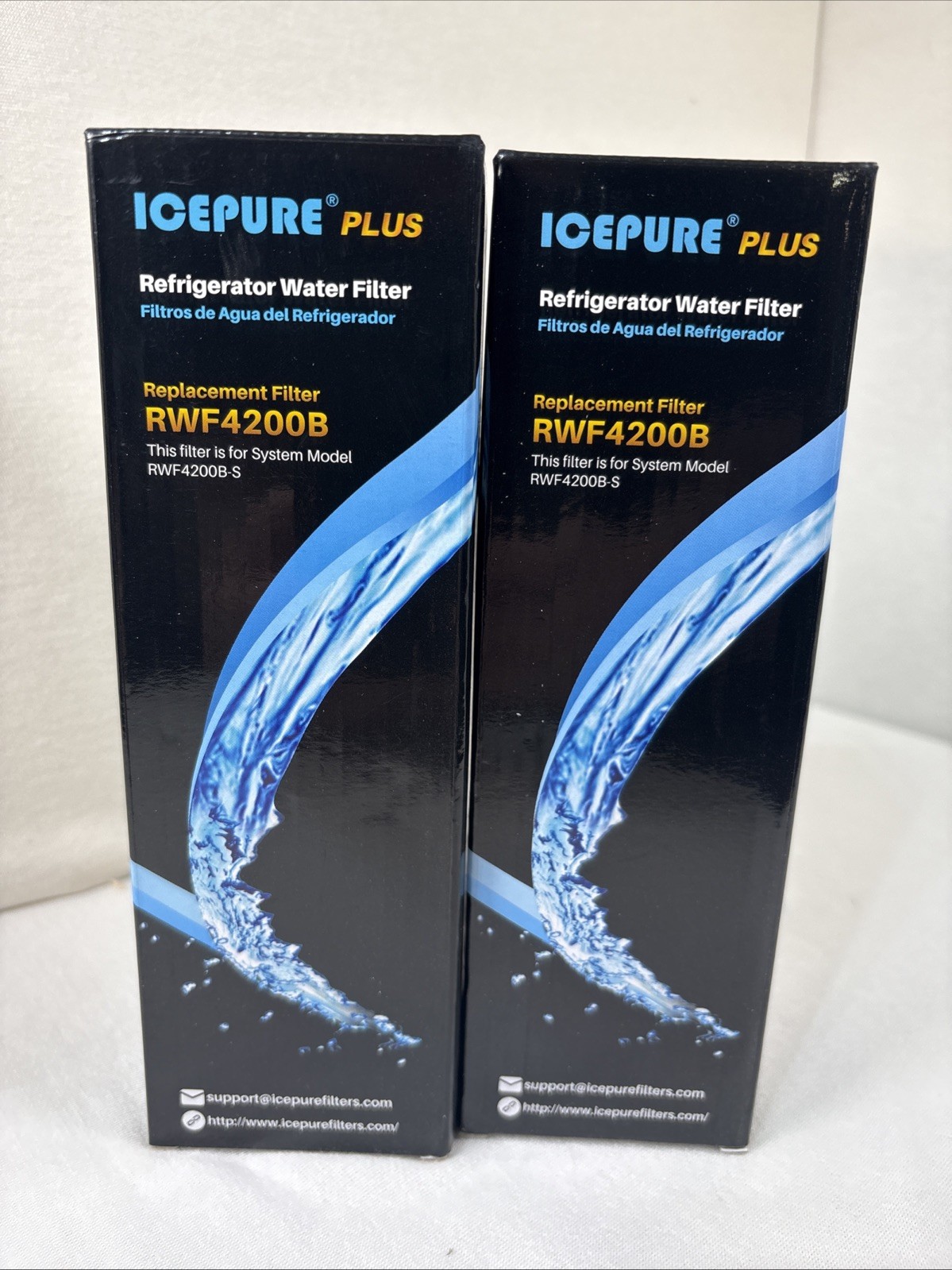 ICEPURE PLUS RWF4200B Refrigerator Water Filter Heavy Metals Removal 3 Count