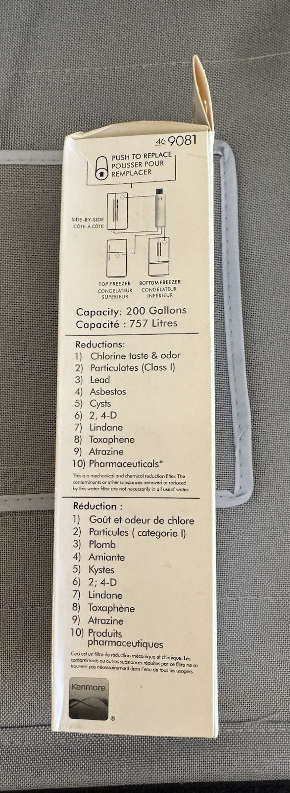 Kenmore 469081 Replacement Refrigerator Water Filter White – NIP