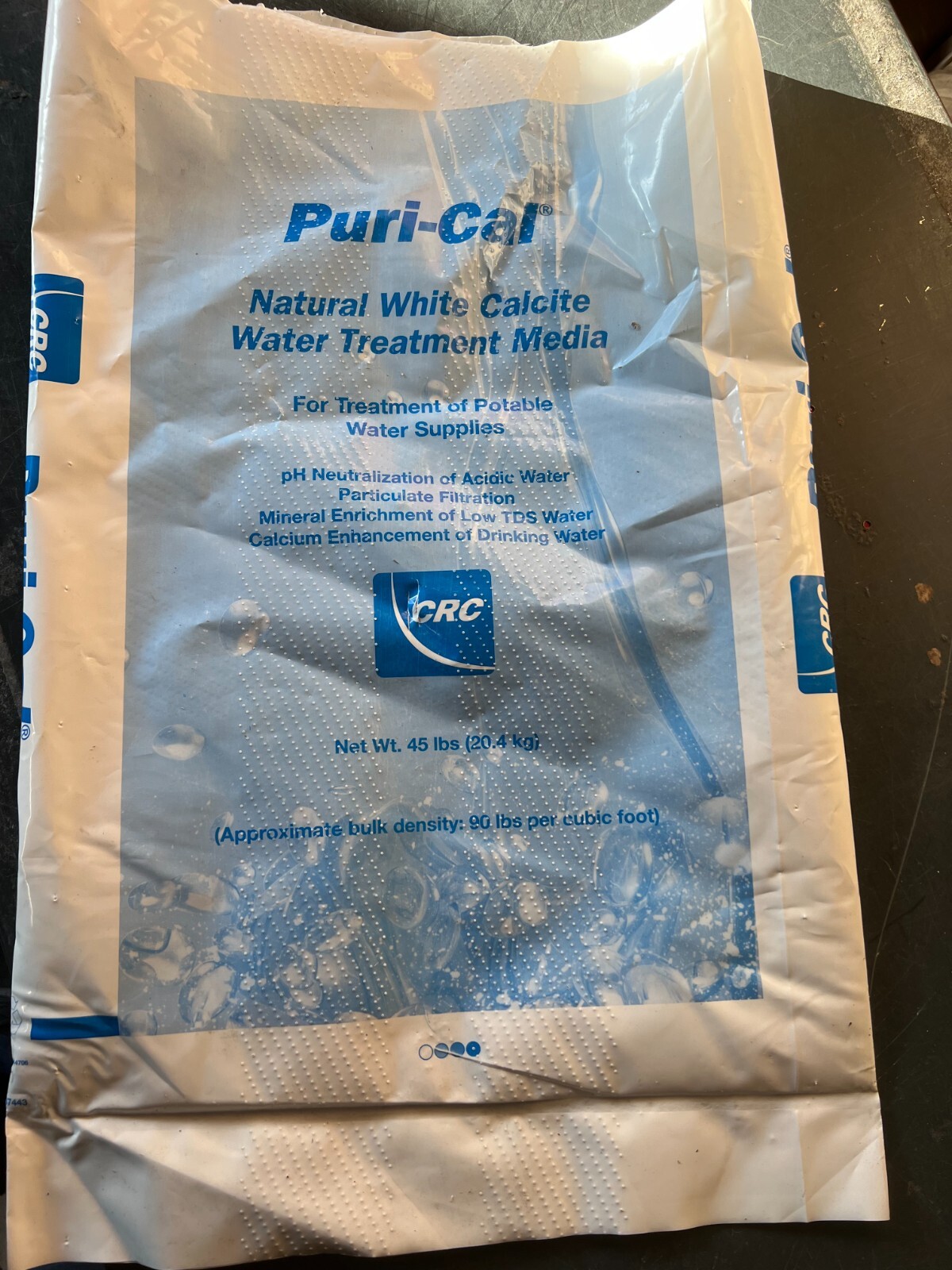 Aqua True Blue CLCT-05 Calcite Calcium Carbonate pH Filter Media 1/2