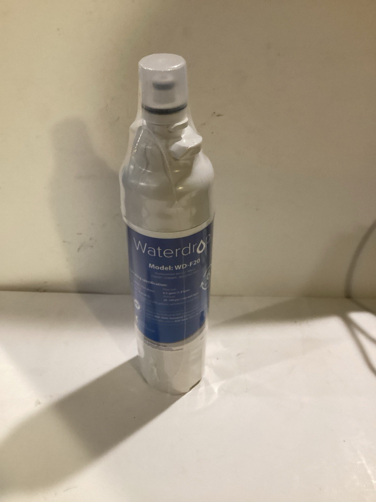 Waterdrop Water Filter Replacement Model: WP-f20 200 Gallon Capacity New Sealed