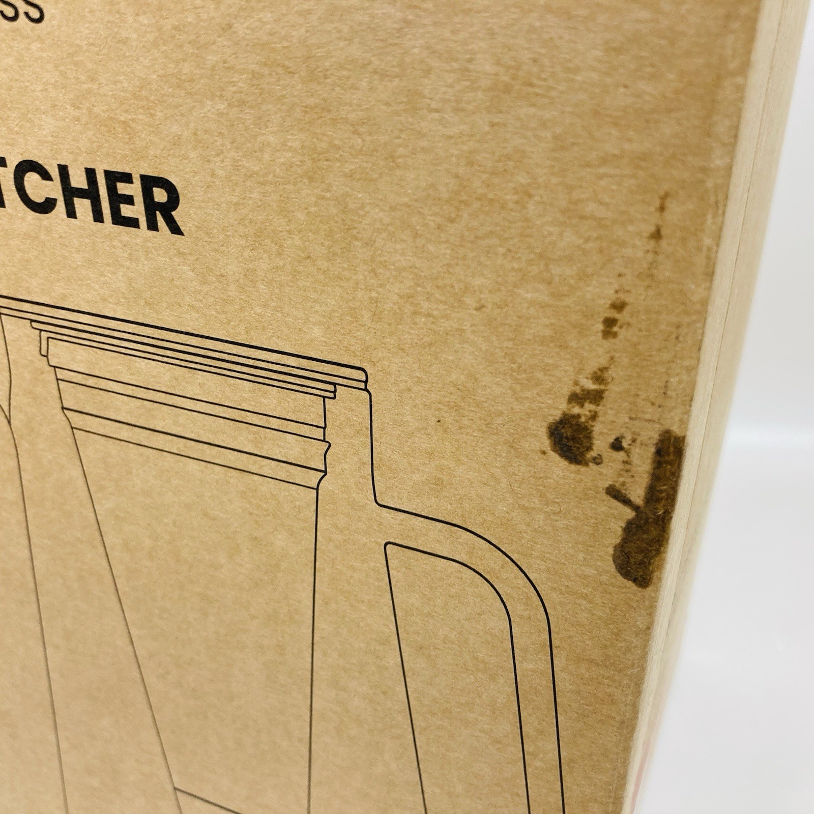 Glacier Fresh 10 Cup Carbon Water Filtration Glass Pitcher Model GFP04