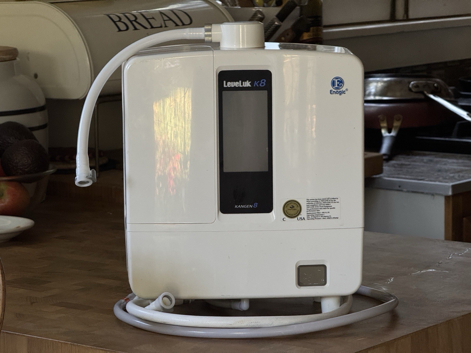 Kangen LeveLuk K8 — Just Cleaned, pH Verified, Complete Kit