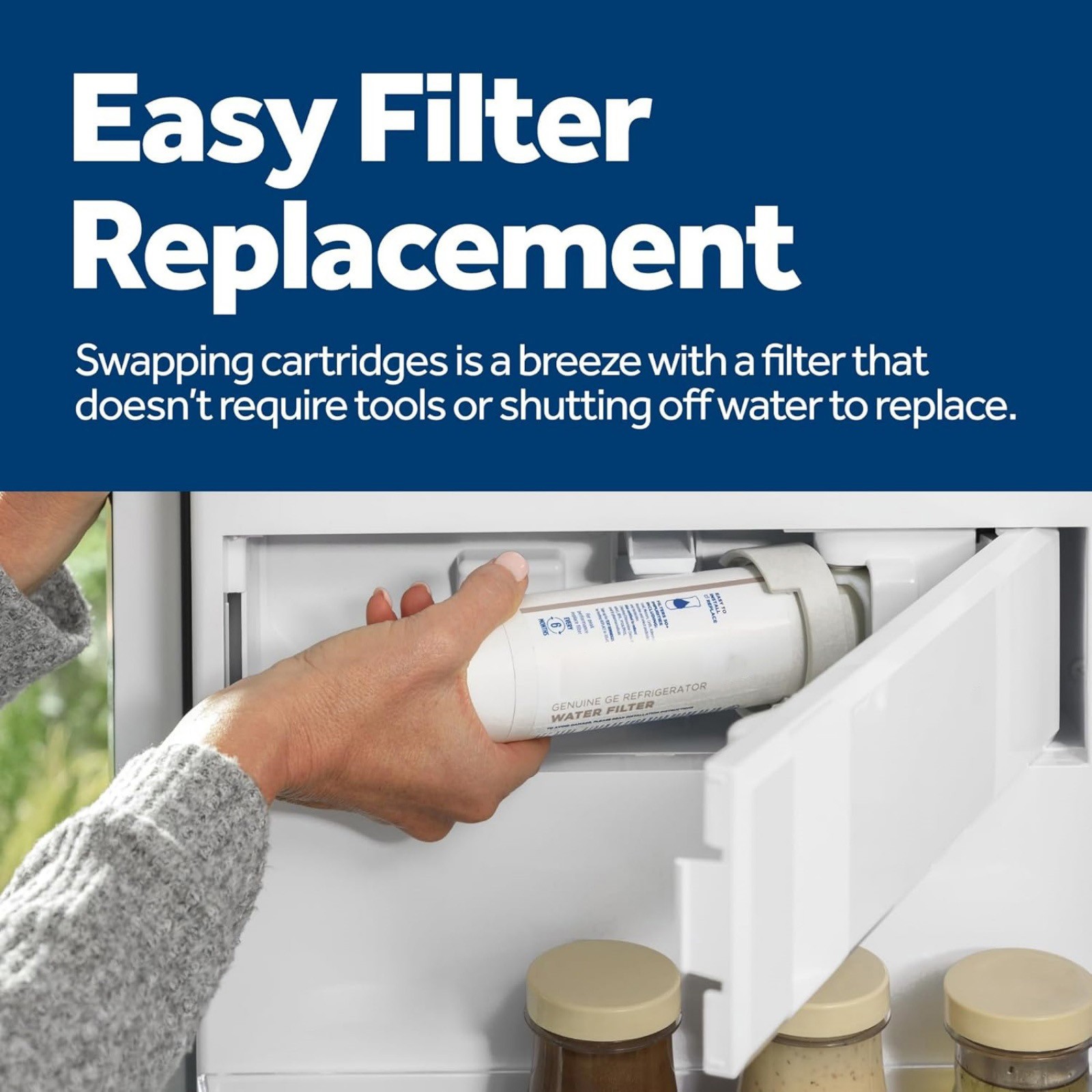 For GE XWFE Water Filter Cartridge Replacement Without Chip Reduce Impurities