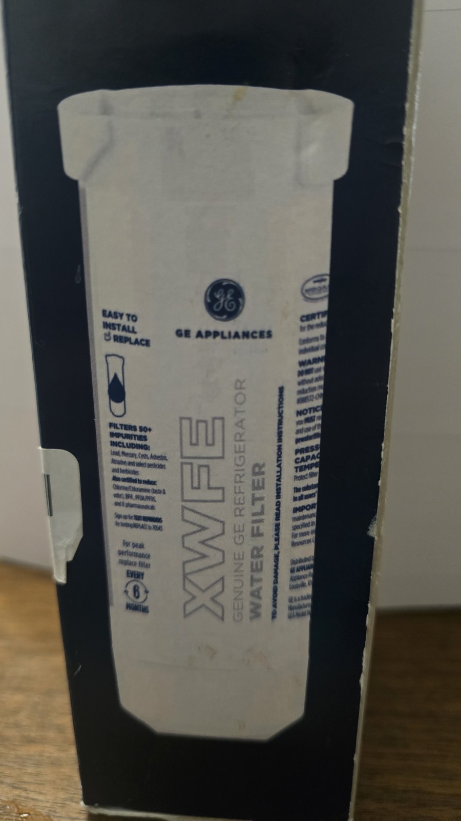 Genuine GE Appliance XWFE Refrigerator Water Filter Sealed New