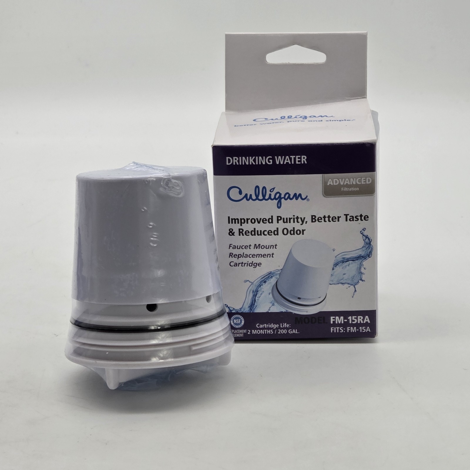 Culligan FM-15RA Replacement Water Filter Cartridge Advanced Filtration 200 Gal.