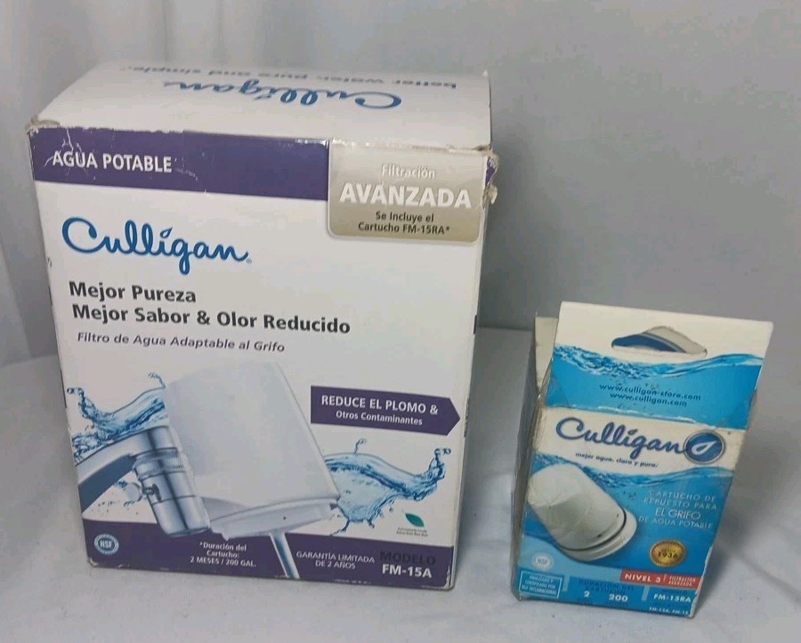200 Gallon Culligan FM 15A Faucet System With Extra 15RA Filter Replacement