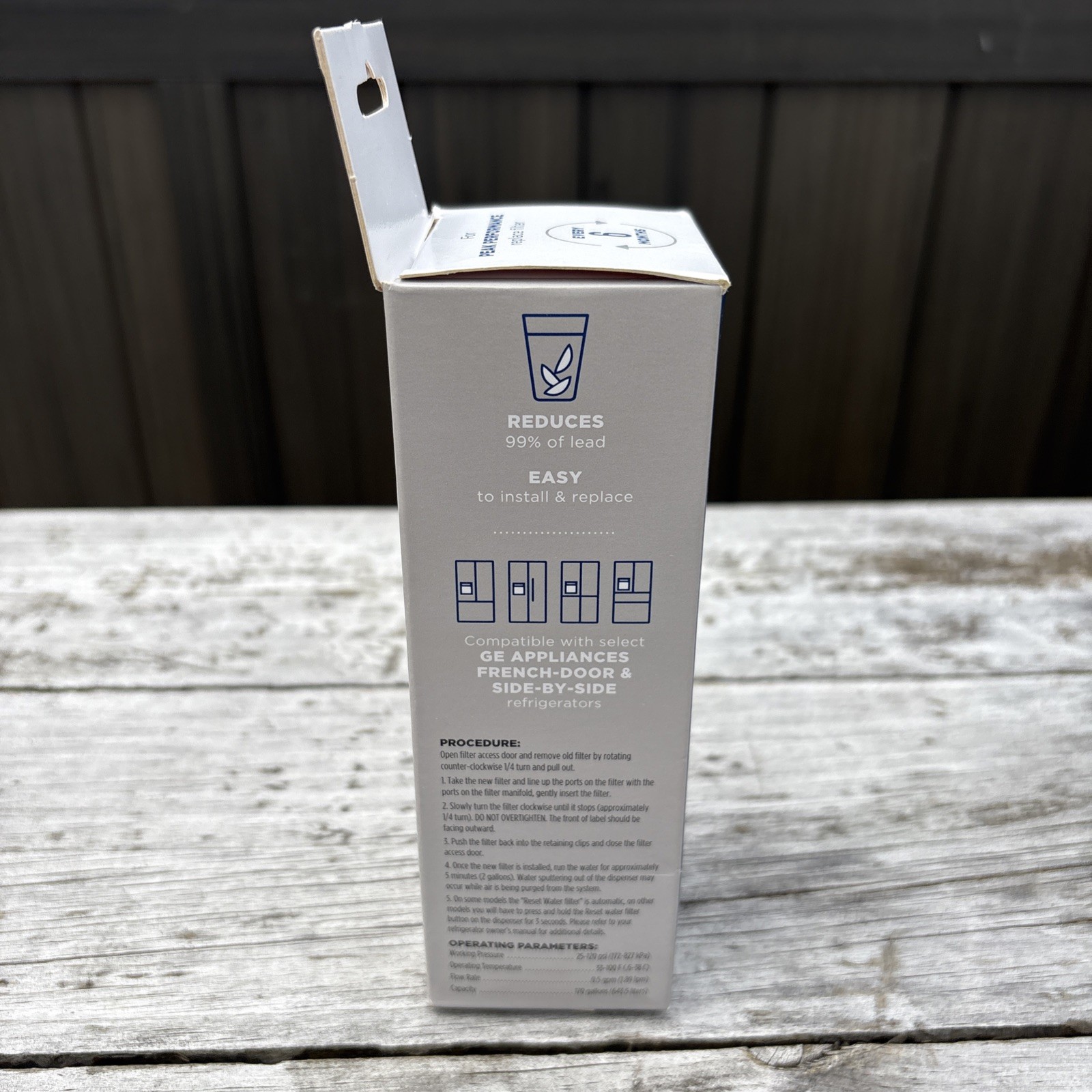 Genuine Brand New GE XWFE Refrigerator Water Filter – White