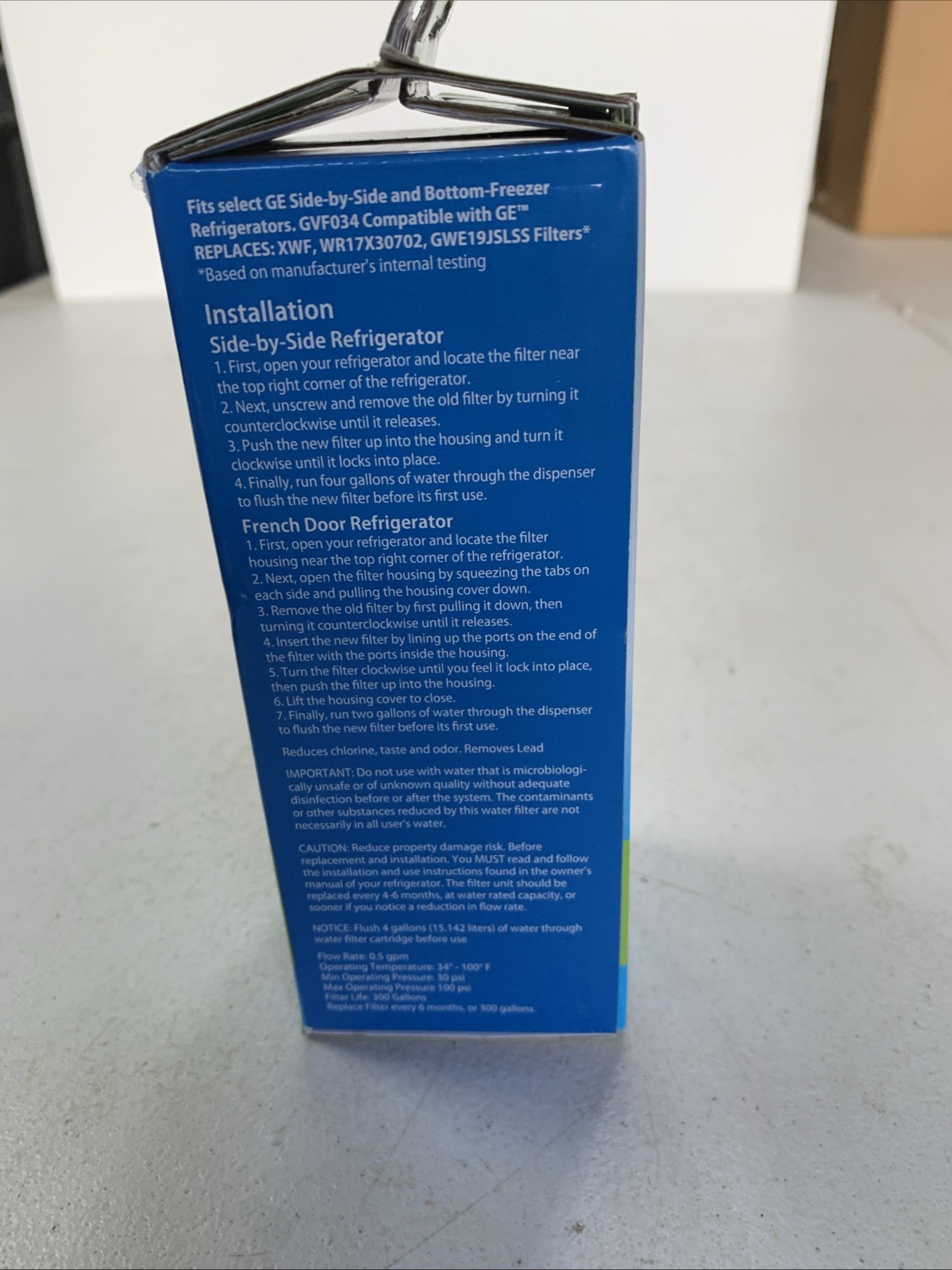 GE Refrigerator Water Filters XWF GREAT VALUE NEW SEALED 6 MONTH 200 GAL