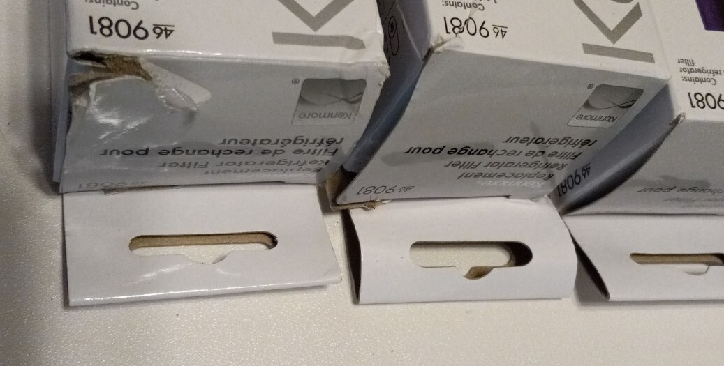 Kenmore Replacement Refrigerator Water Filters 469081 Lot Of 4(1 Without Box)