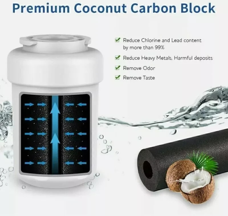 New 4 PACK GE MWF GWF 46-9991 MWFP Smartwater Fridge Water Filter