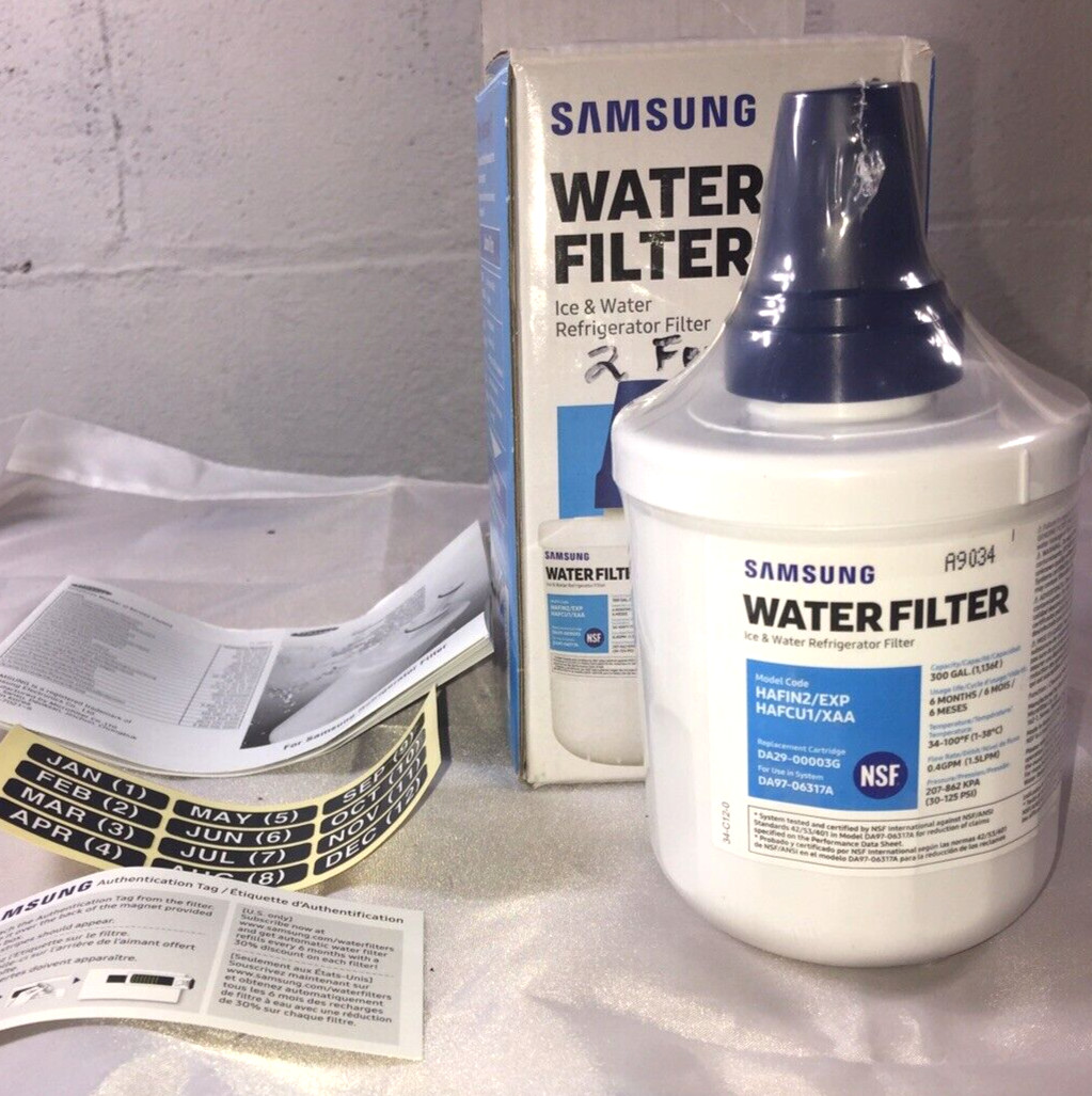 Samsung DA29-00003G Refrigerator Water Filter 300 Gallons Replacement sealed