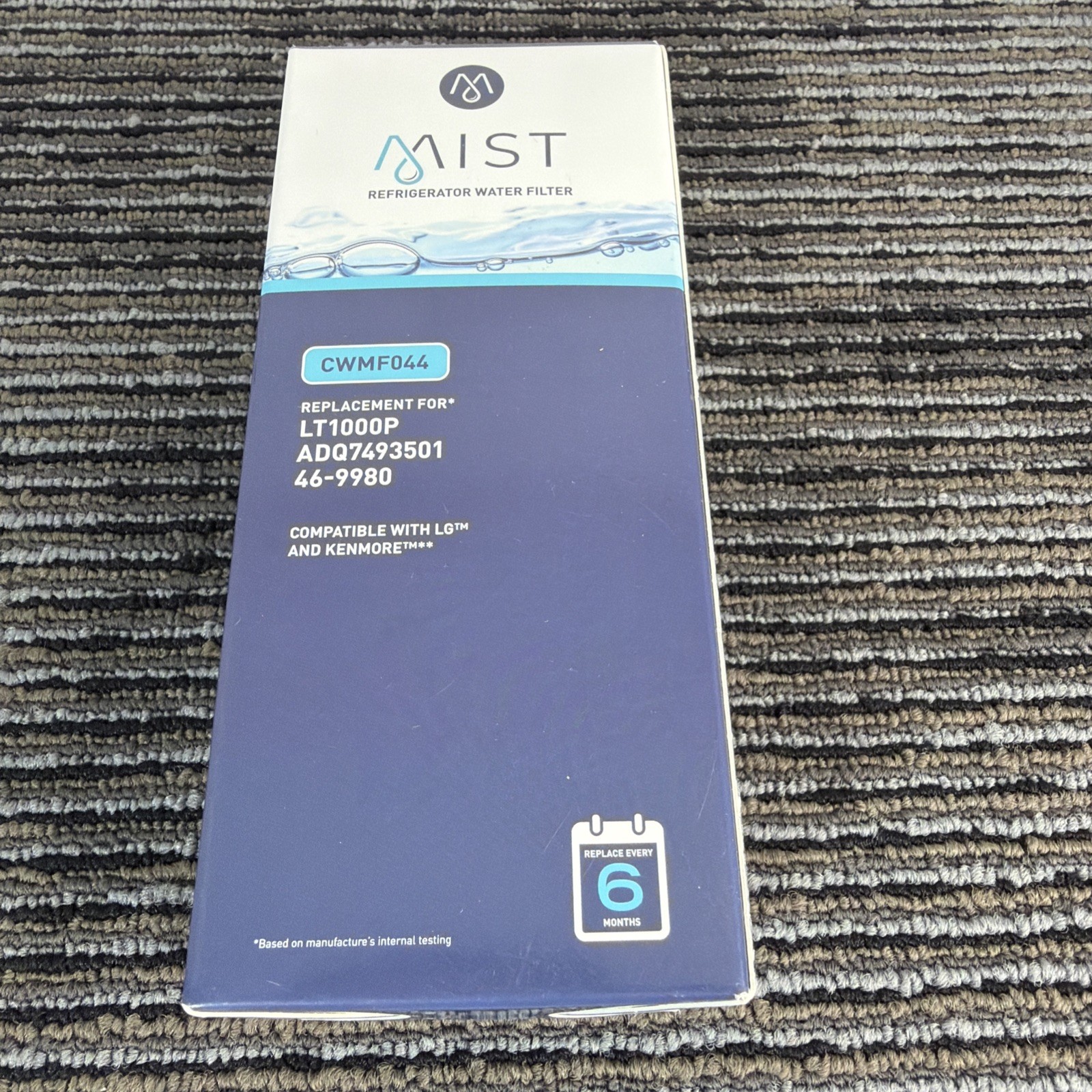 Mist LT1000P Water Filter Replacement, Compatible For LG Model CWMF044