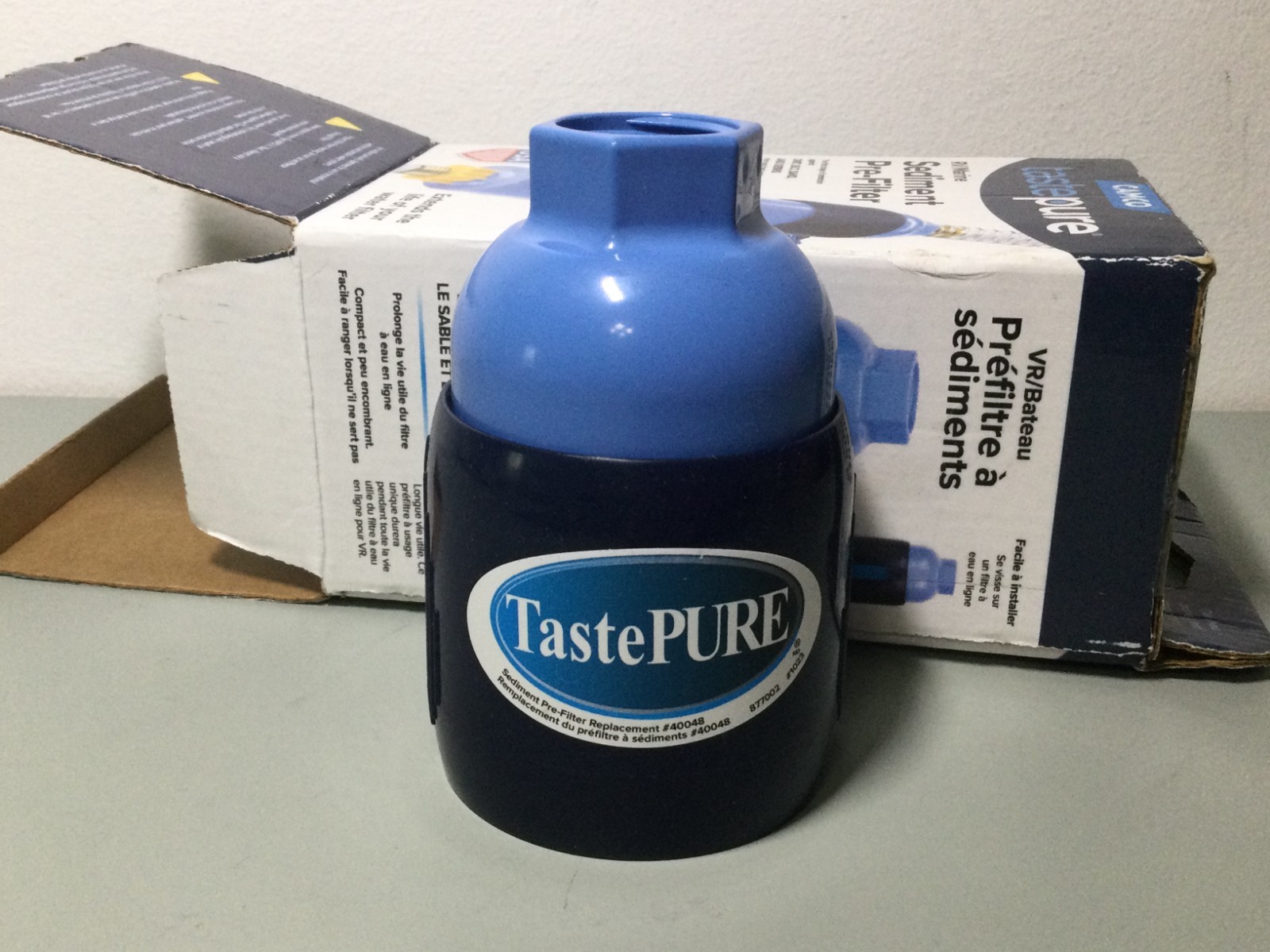Camco Tastepure Sediment Pre-Filter for RV Water Filter – One Size, Blue